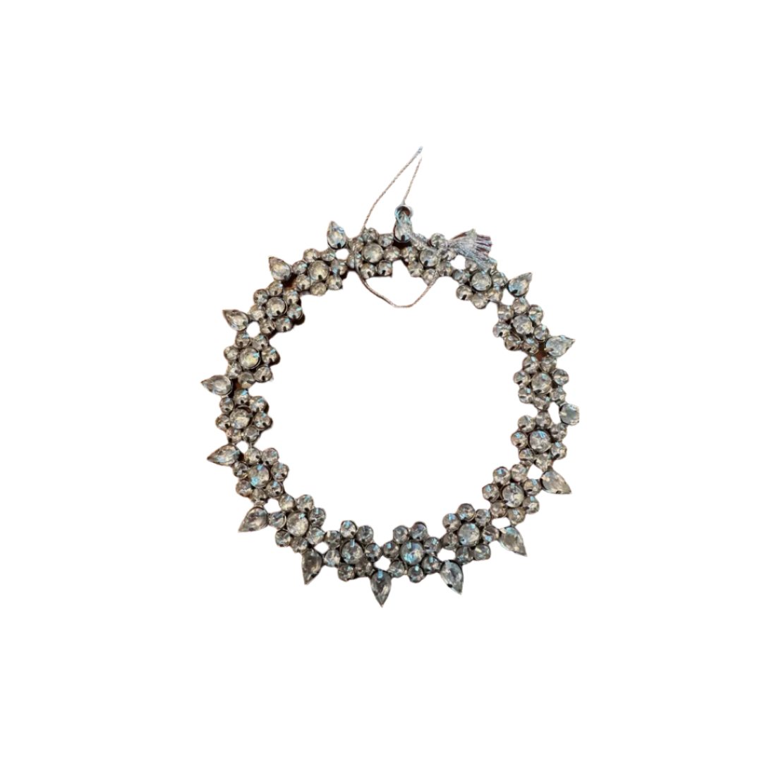 Rhinestone Wreath Ornament