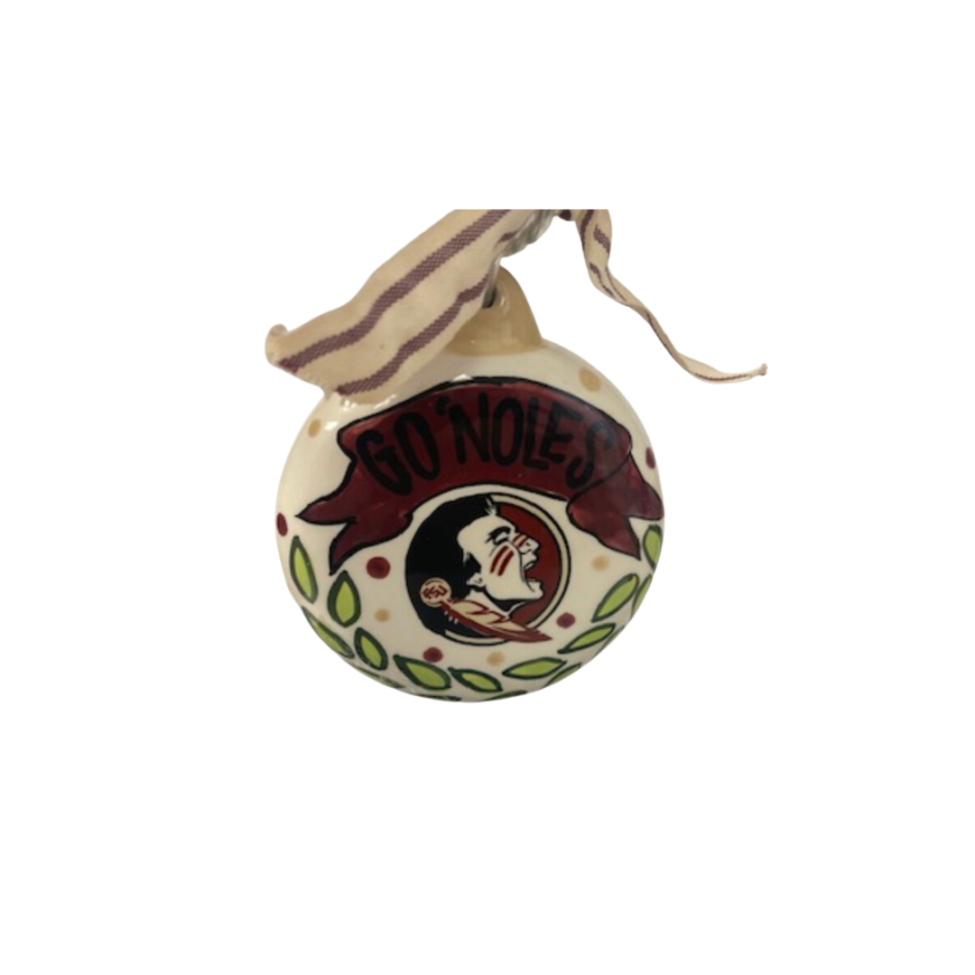 Go Noles Puff Ornament