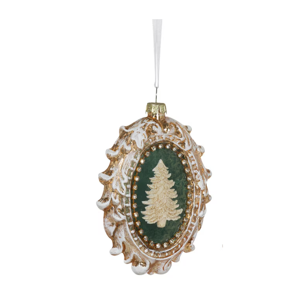 Framed Vameo Glass Ornament