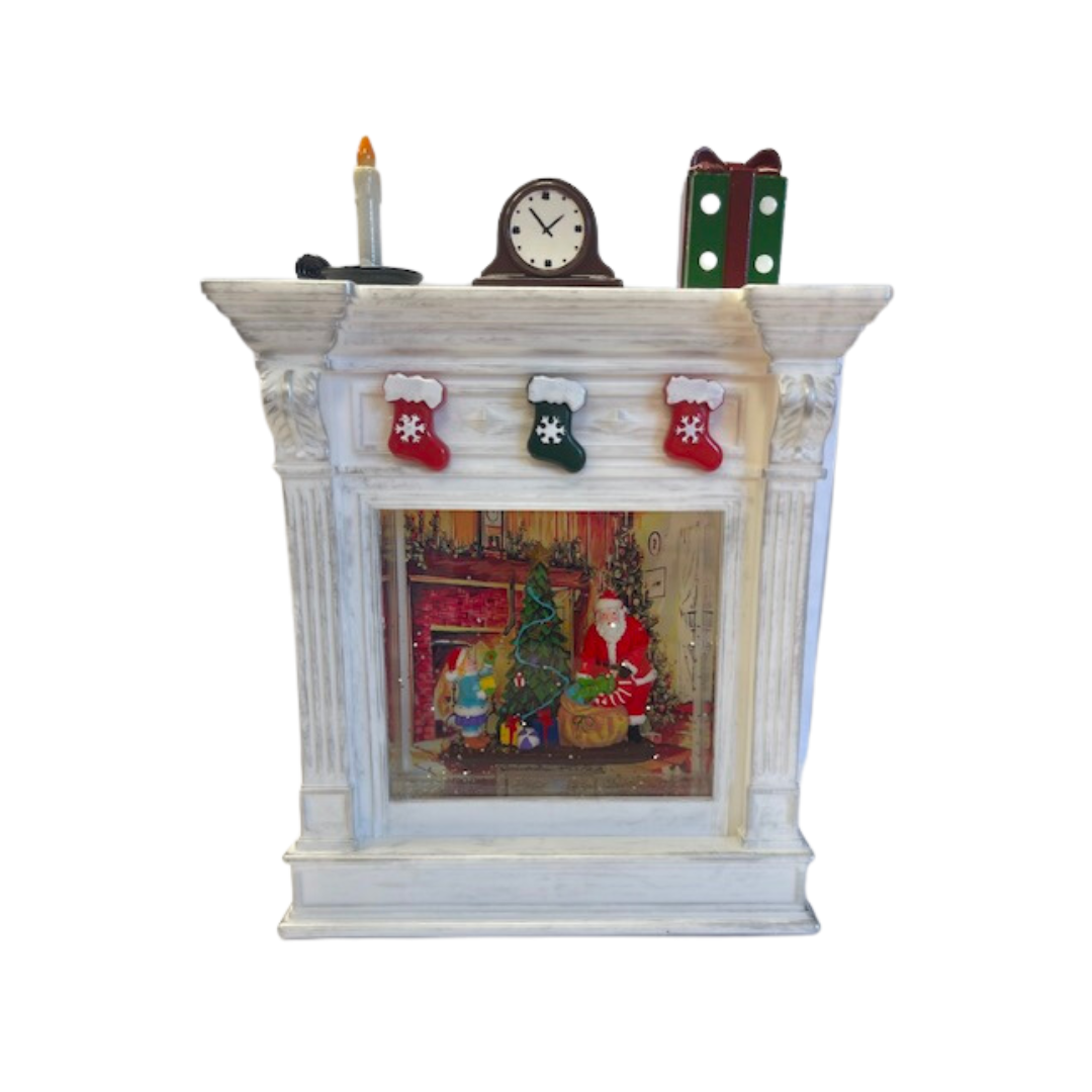 Fireplace Lighted Water Lantern