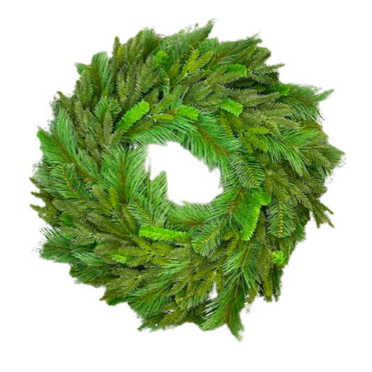 30" Mixed Pine Wreath