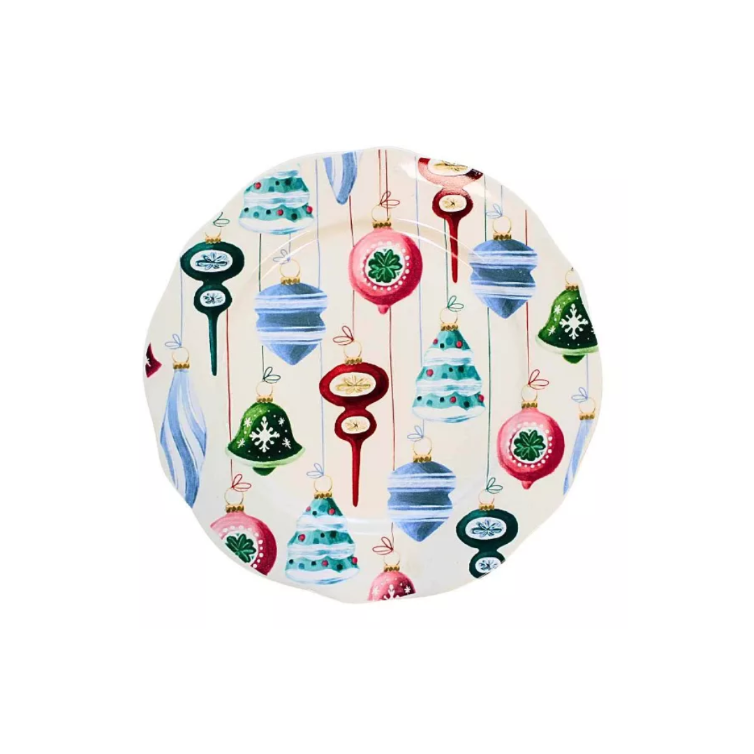 So This Is Christmas Salad Plate