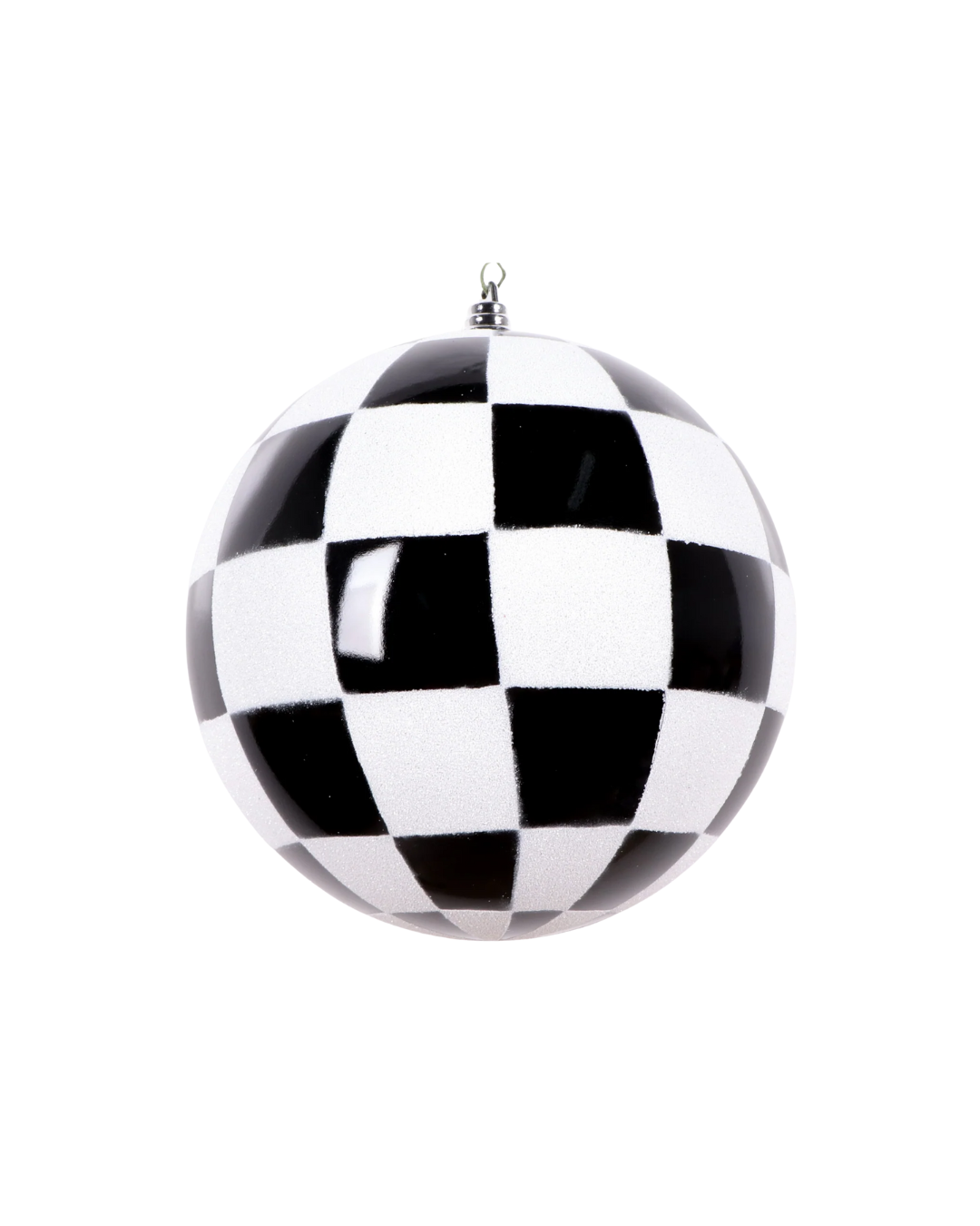 Checker Ornament- Black/White