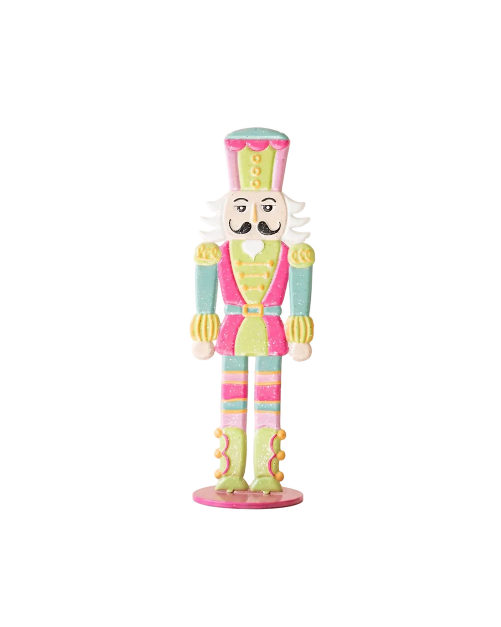 Painted Metal Vibrant Tabletop Nutcrackers