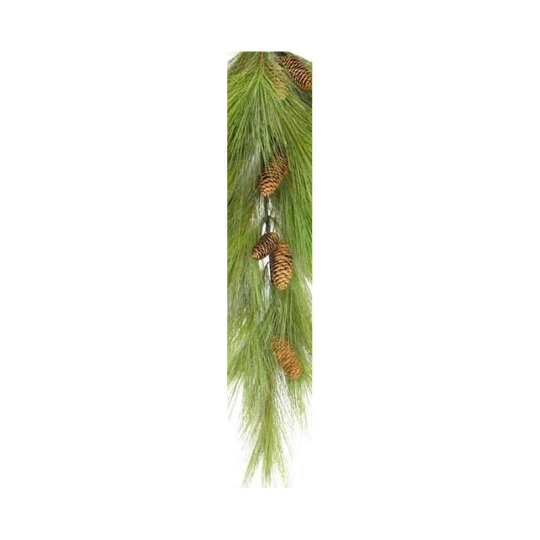 6' Pine/Pinecone Garland
