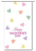 Conversational Hearts Wine Bag, set of 10