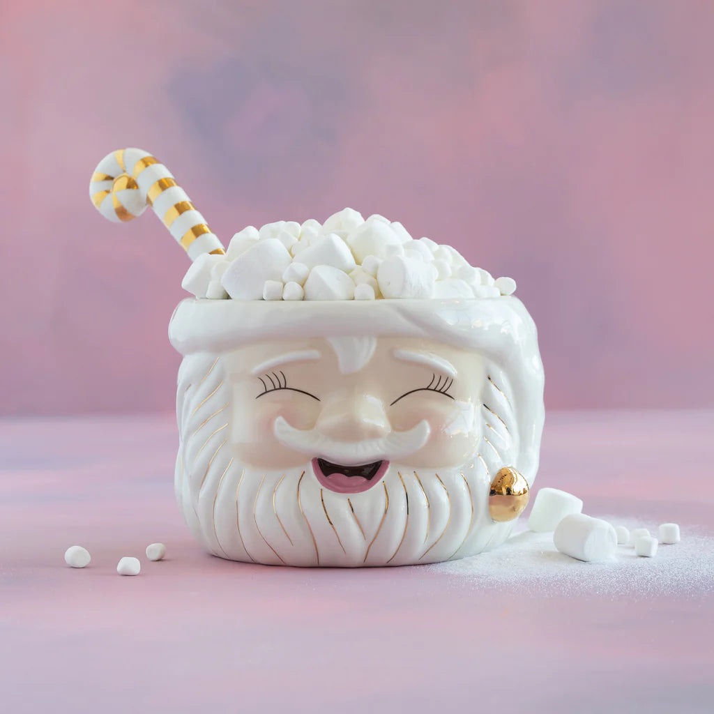 Papa Noel Punch Bowl with Ladle, Small