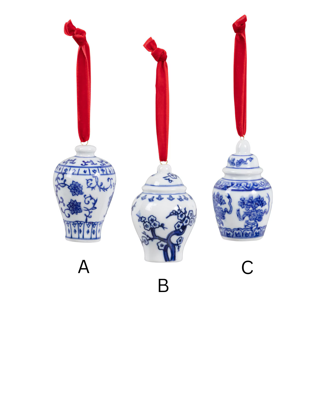 Chinoiserie Ginger Jar Ornament