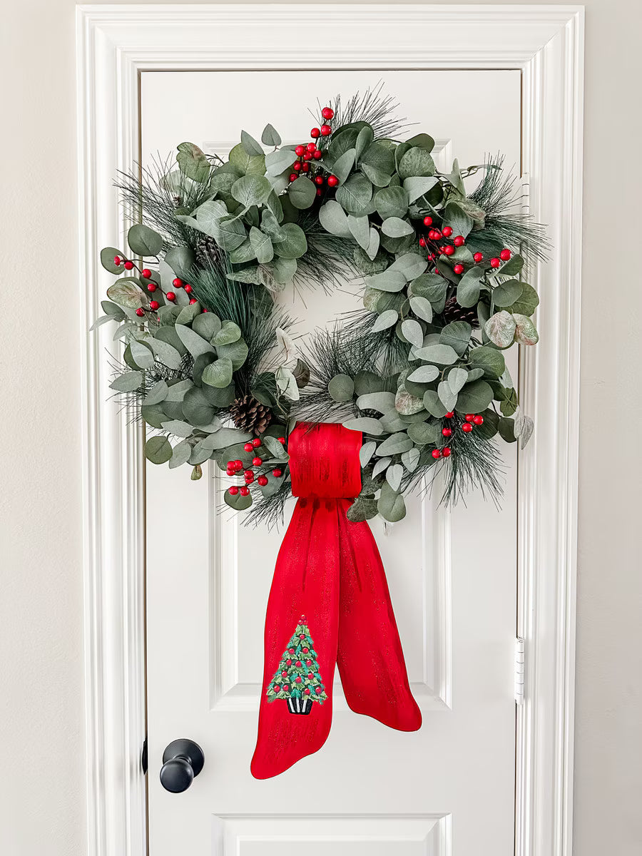 Elegant Wreath Ribbon