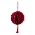Paper Ball Honeycomb  Ornament- Fuchsia