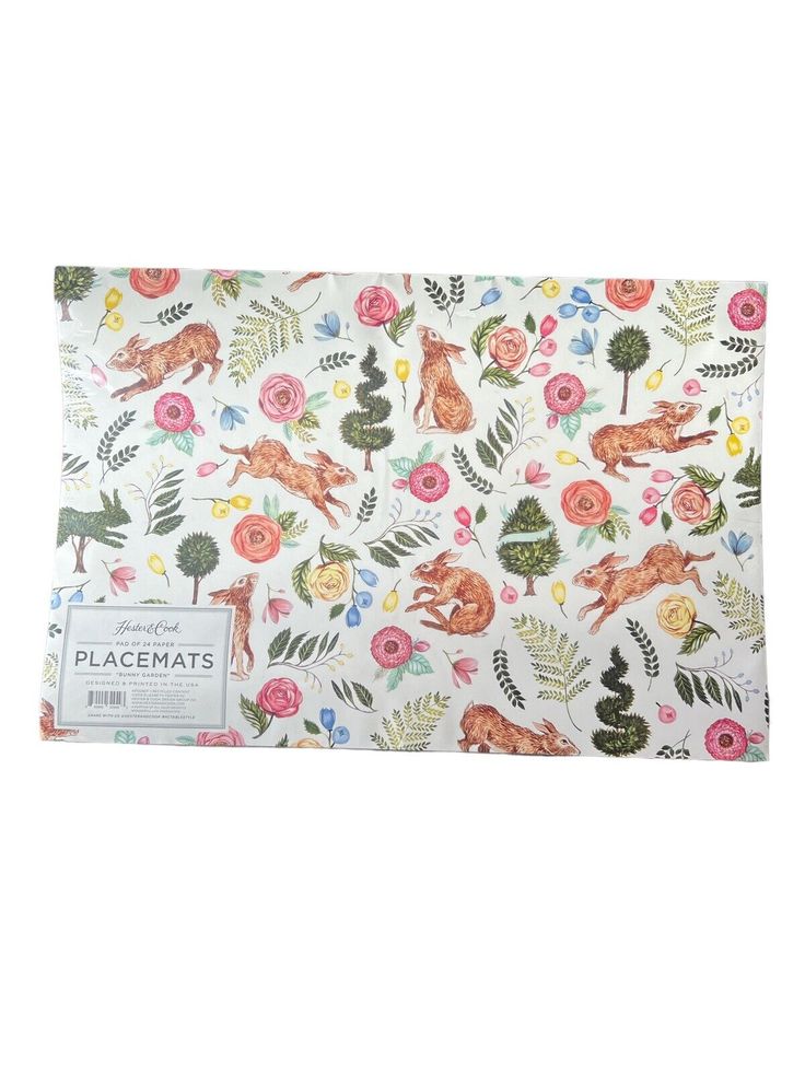 Bunny Garden Placemats