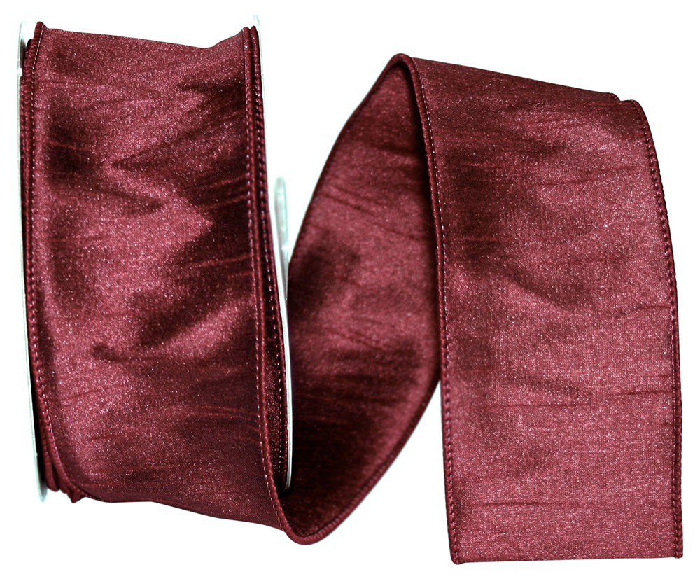 Dupioni Supreme Ribbon- Burgundy
