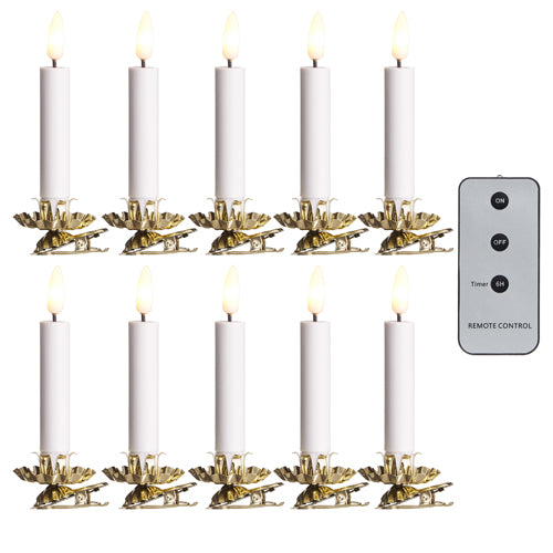 Clip On Lighted Candles with Remote