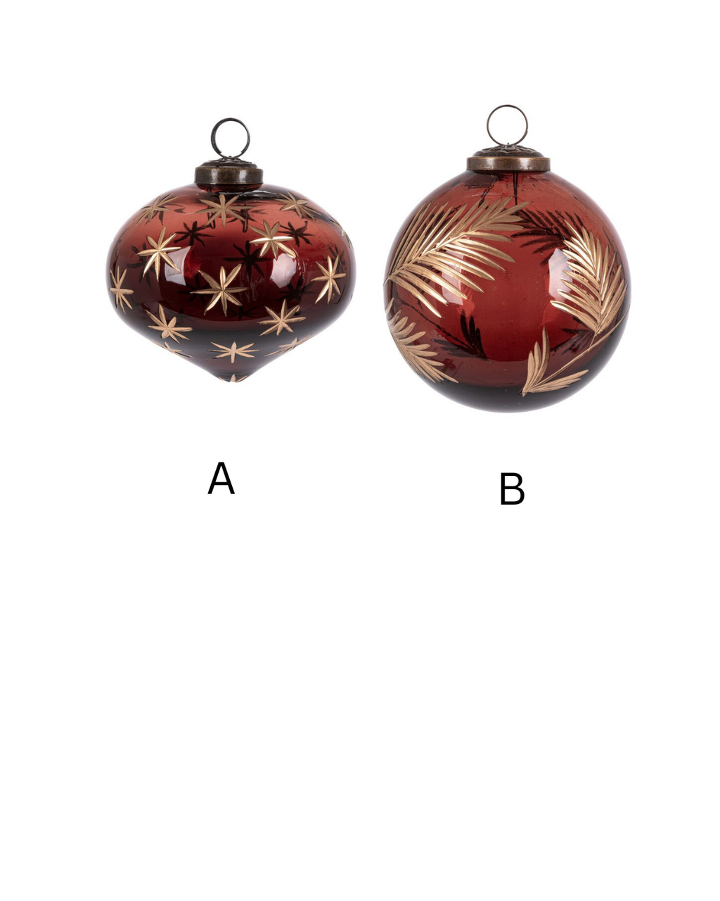 Cocoa Etched Ornament
