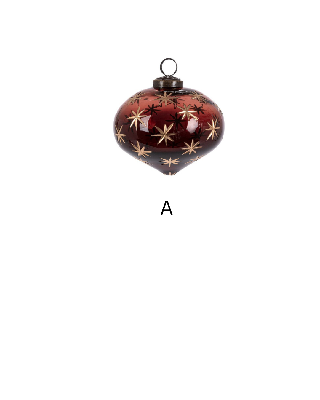 Cocoa Etched Ornament