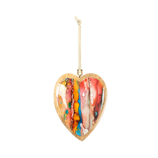 ArtLifting Heart Ornament- Lava Lamp