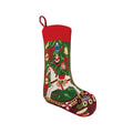 Christmas Rocking Horse Embroidered Stocking