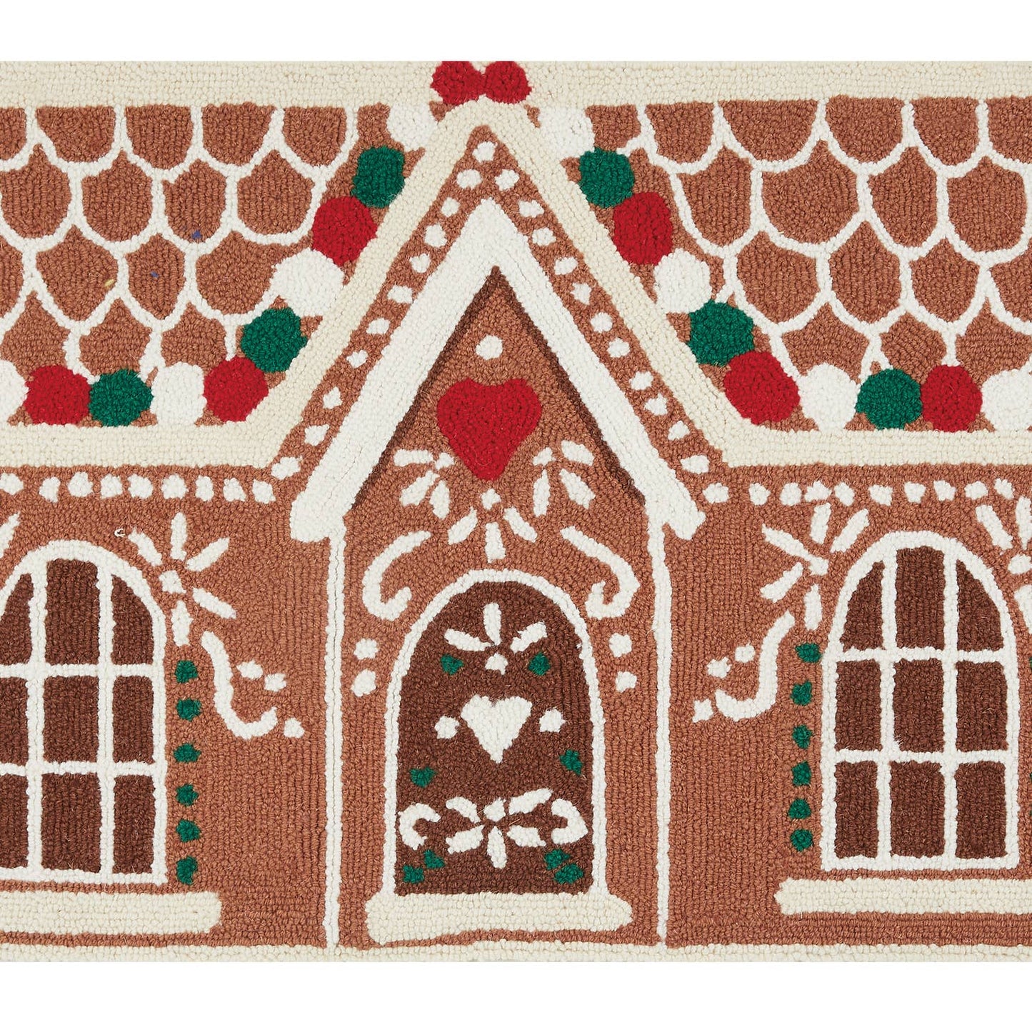 Gingerbread House Hook Rug