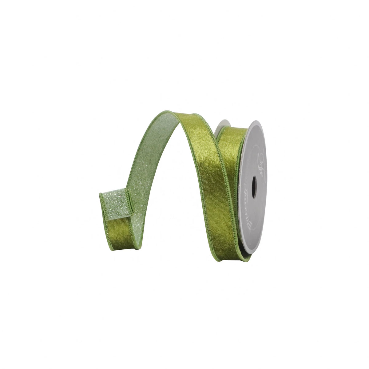 Plush Stardust Ribbon- Forest Green