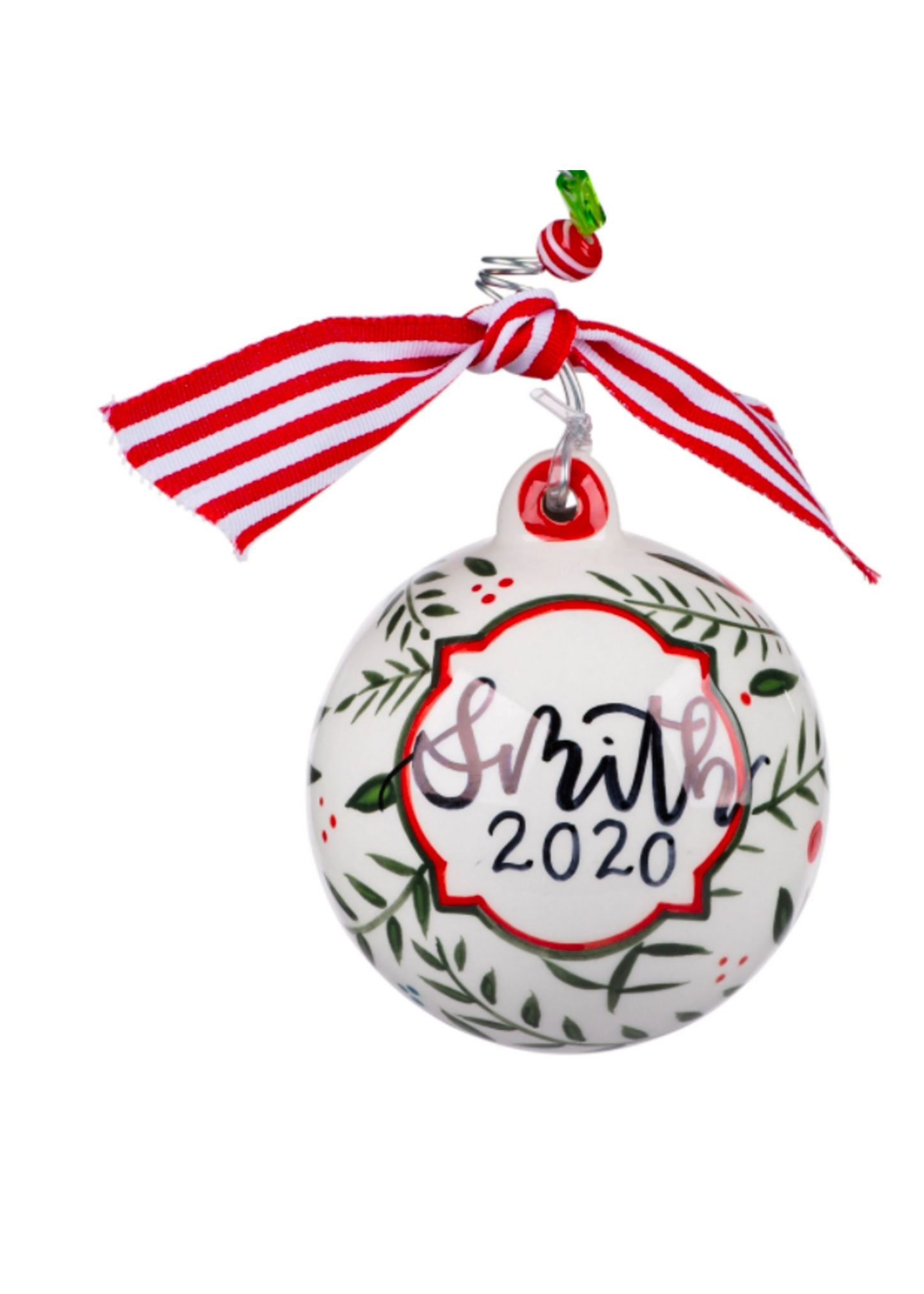 Christmas Holly Ornament