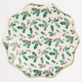 Holly Pattern Dinner Plates
