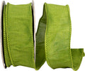Custom Color Dupioni Ribbon- Moss