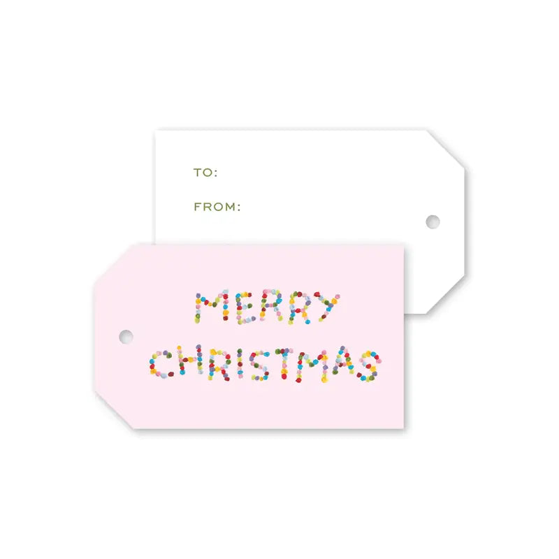 Pom Pom Party Gift Tags