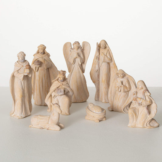 9 Piece Neutral Nativity