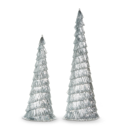 Silver Tinsel Tree