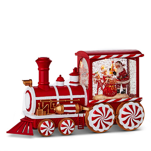 Peppermint Elves Musical Lighted Water Train