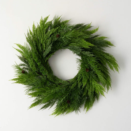 Lush Green Cedar Wreath