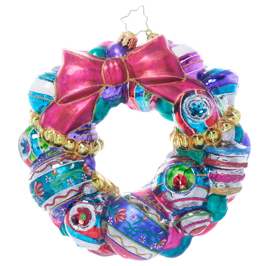 Vintage Holiday Wreath