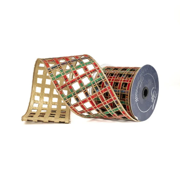 Window Plaid Ribbon- Multi
