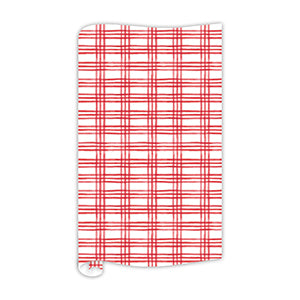 Red Plaid Pattern Wrapping Paper