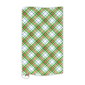 Red & Green Christmas Plaid Wrapping Paper