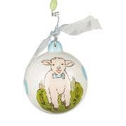 Lamb Baby's First Boy Ornament