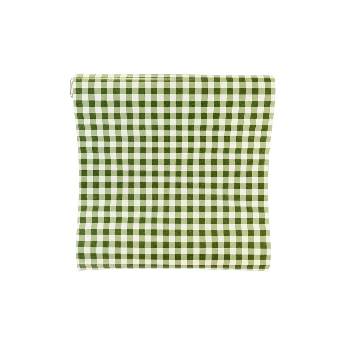 Green Gingham Table Runner