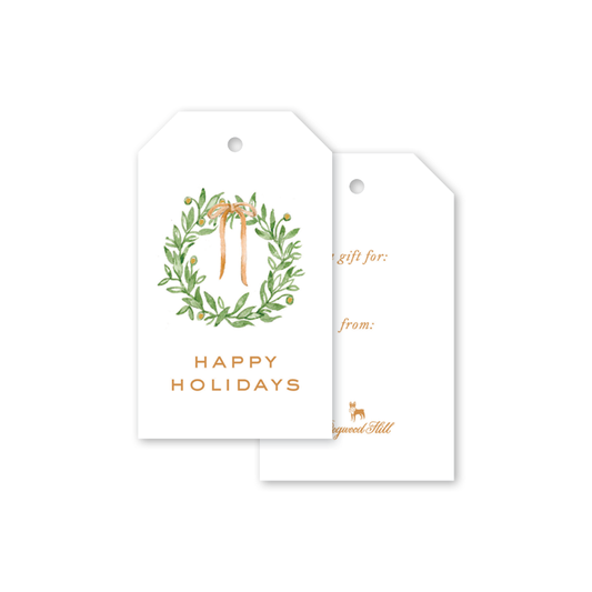 Flora Gold Gift Tags