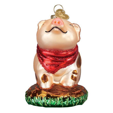 Piggy in the Puddle Ornament
