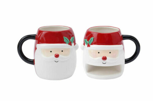 Santa Mug with Cookie Holder