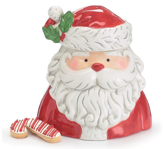 Santa Head Cookie Jar