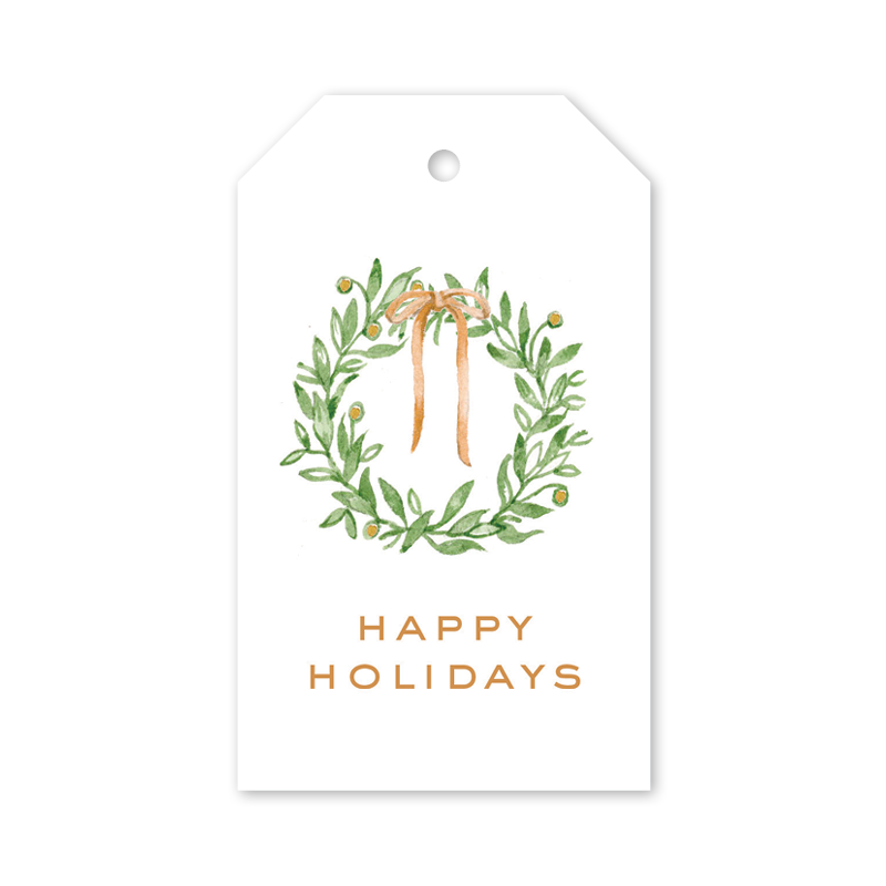 Flora Gold Gift Tags