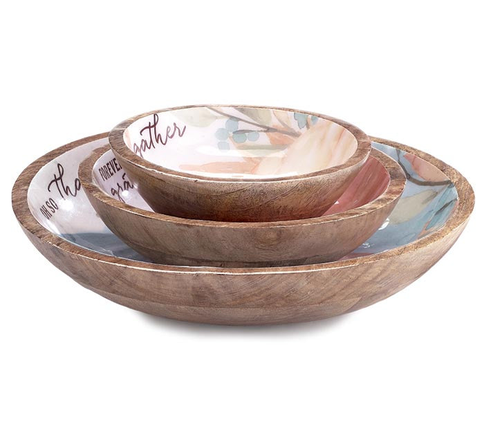 Homestead Harvest Mango Wood Bowl