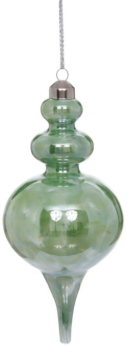 Green Marble Finial Ornament