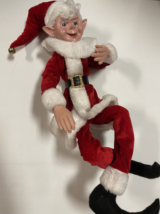 32"Elf in Red Santa Coat