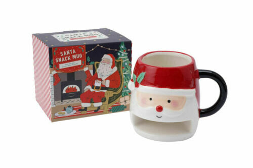 Santa Mug with Cookie Holder