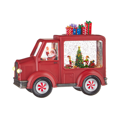 Santa & Elves Lighted Water Truck