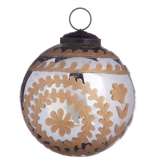 3.75" ETCHED ORNAMENT
