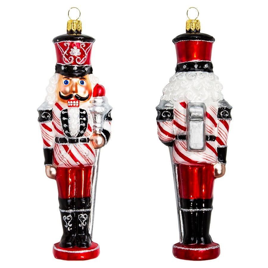 Peppermint Twist Nutcracker Ornament