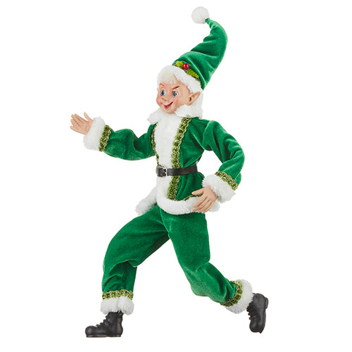 Green Posable Elf